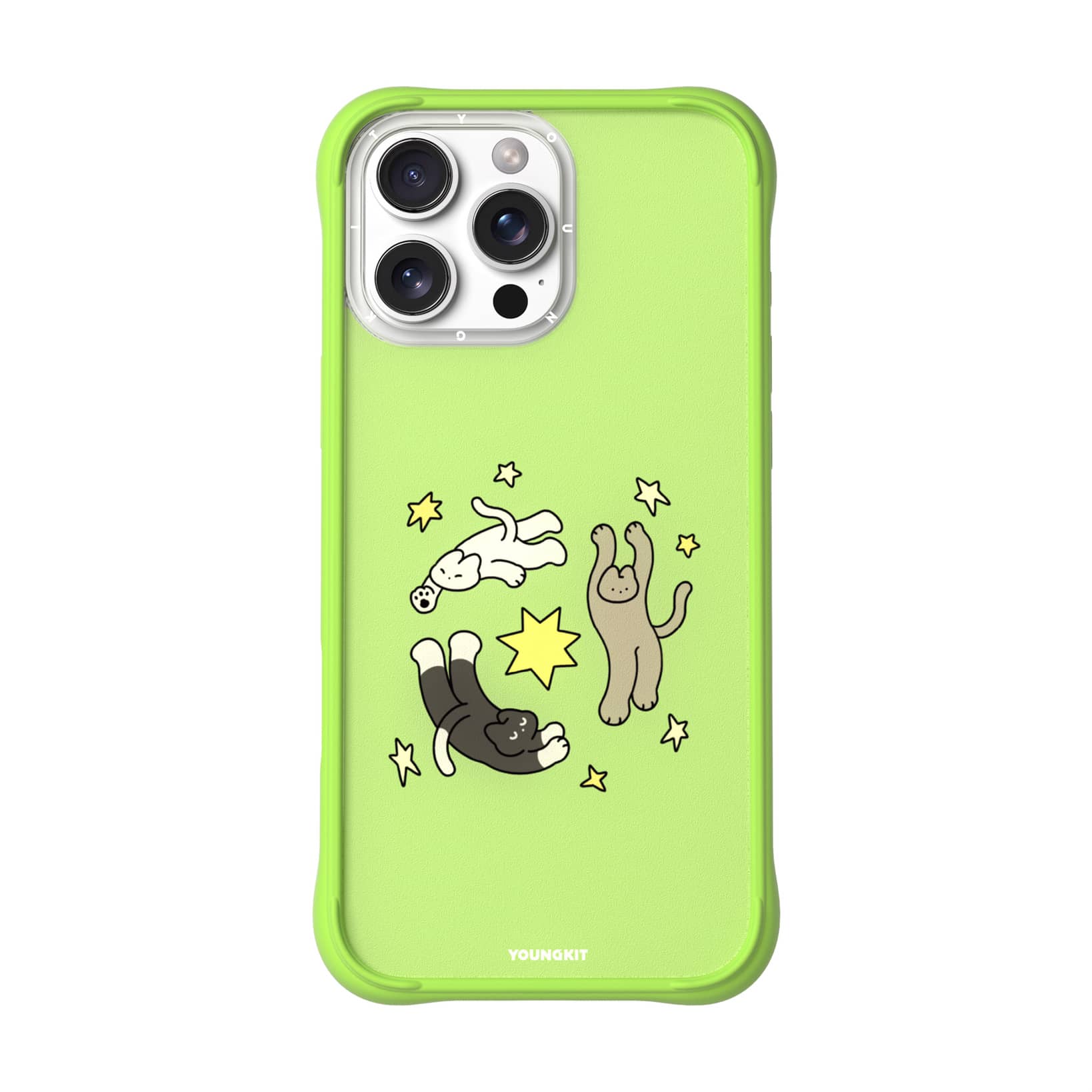 قاب Youngkit یانگ کیت Cat Diary Series سبز